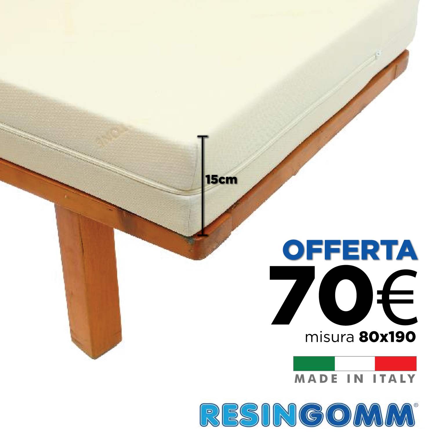 La Fabbrica Del Materasso.Materasso Basic In Offerta Resingomm Fabbrica Materassi E Gommapiuma Roma